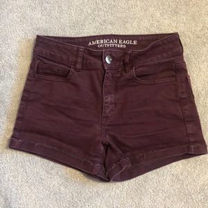 American Eagle Outfitters Hi-rise Super Stretch Shortie Womens Shorts Size 4